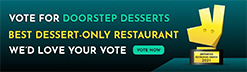 Doorstep Desserts Deliveroo Award
